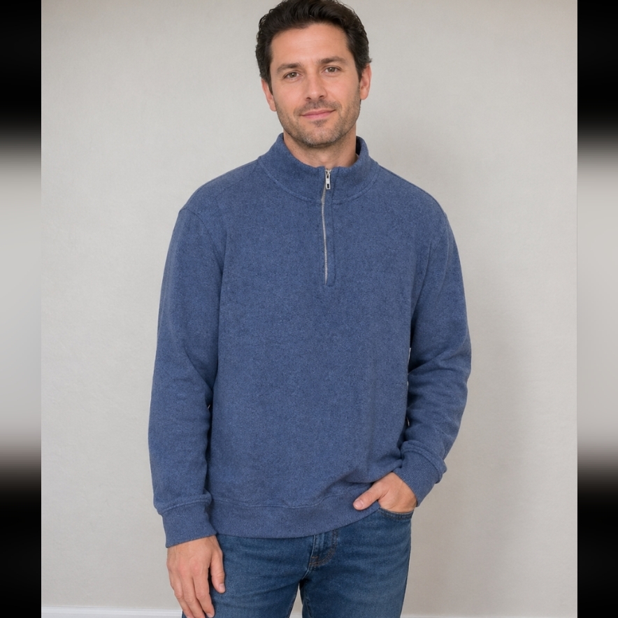 Tasso Elba Men's Large Zip Sweater Pullover